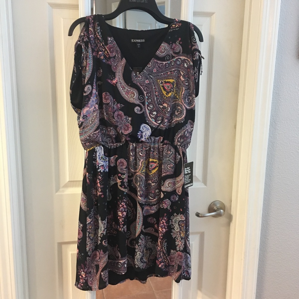 EXPRESS Paisley Mini Dress