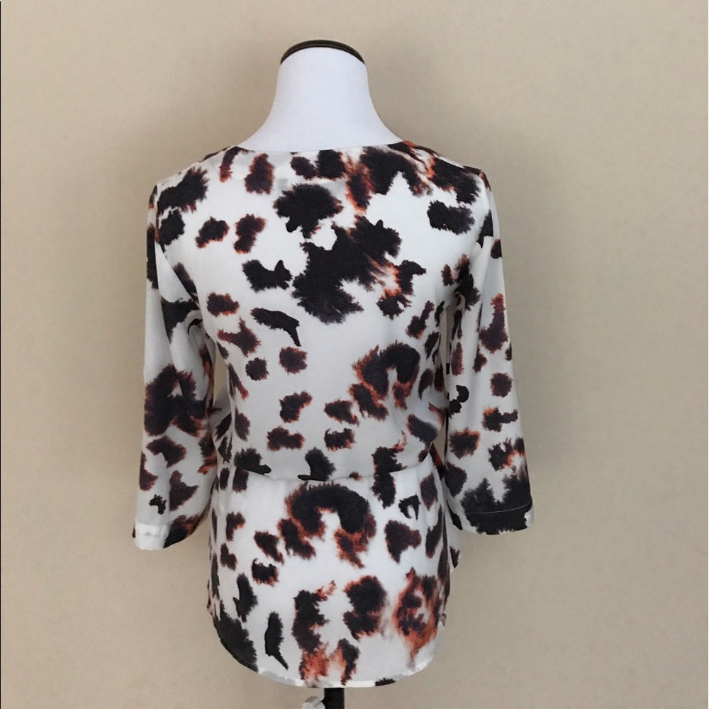 Armani Exchange Cinched Waist Blouse - Picture 3 of 5