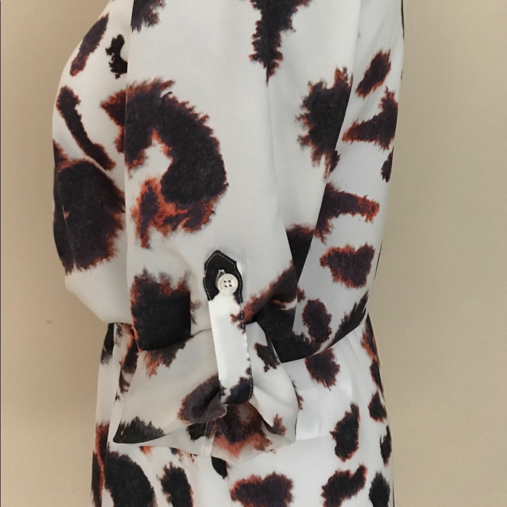Armani Exchange Cinched Waist Blouse - Picture 4 of 5