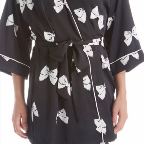 ♠️KateSpade Robe Ribbon Bow Print RARE NWT SM🌴 - Picture 4 of 7