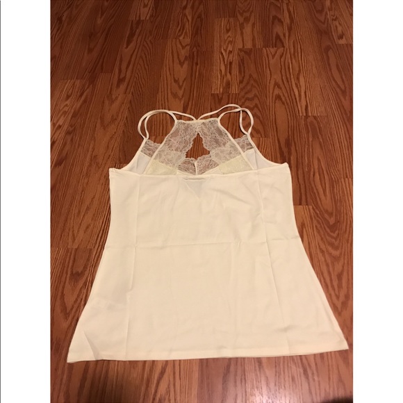 White House Black Market Tops - Lace trim Cami (Lemonade color)