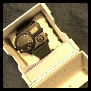 Brand new Diesel watch with military cloth band