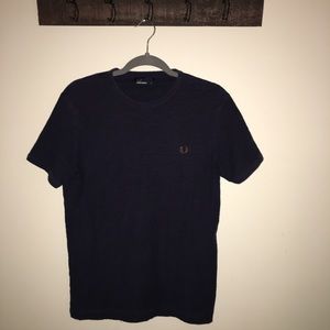 Navy Blue Men's Fred Perry Shirt
