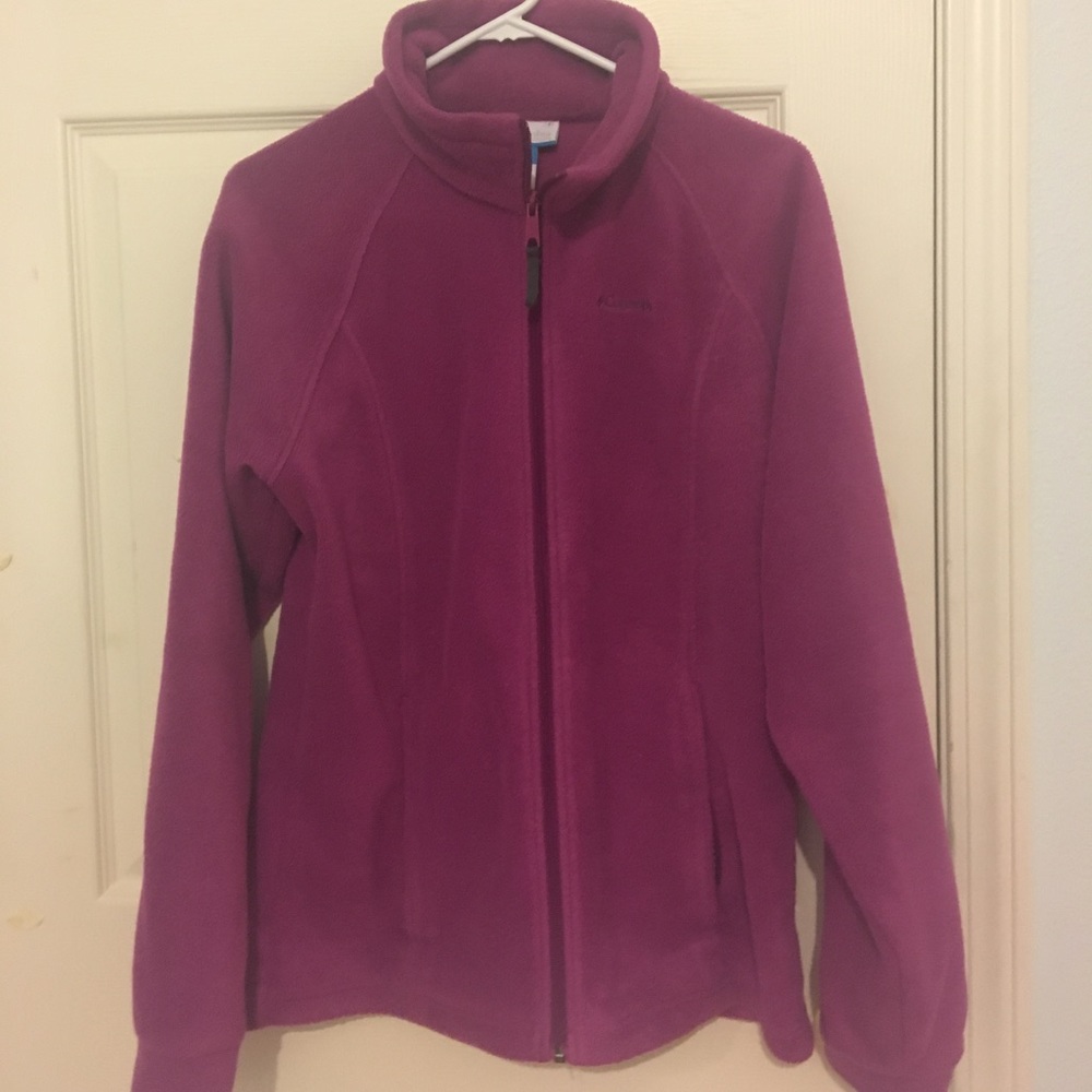 Columbia full zip fleece jacket
