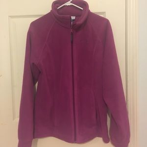 Columbia full zip fleece jacket