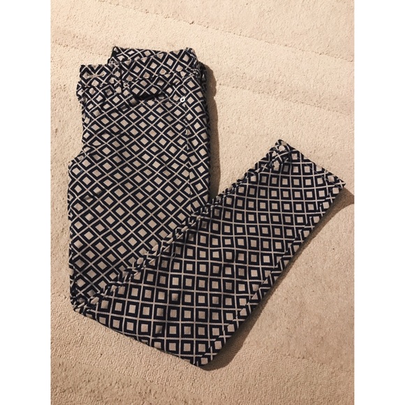 J.Crew Geometric Print Stretch Skinny Jeans - Picture 3 of 4