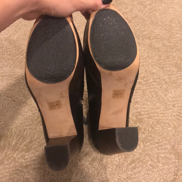 Shoemint Platform Leather Boots 7.5 - Picture 2 of 6