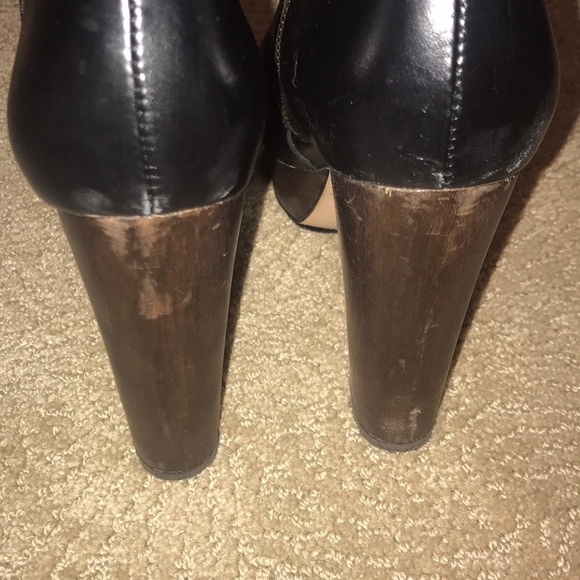 Shoemint Platform Leather Boots 7.5 - Picture 4 of 6