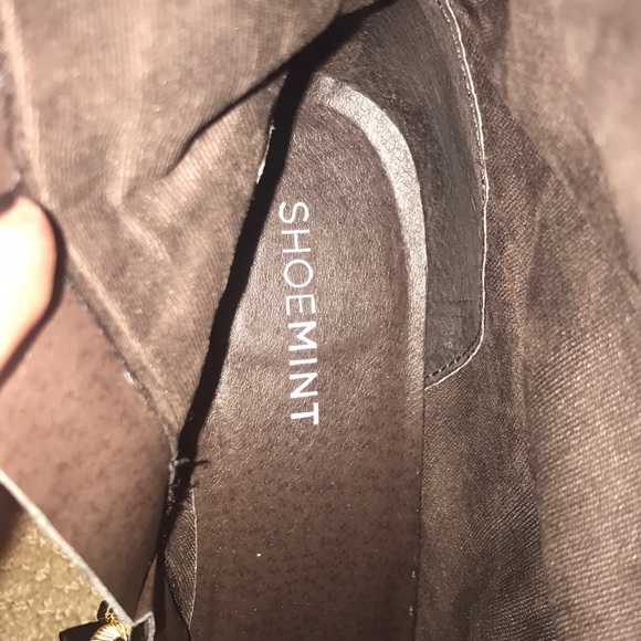 Shoemint Platform Leather Boots 7.5 - Picture 5 of 6