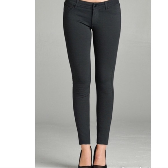 CHARCOAL JEGGINGS WITH POCKETS - Picture 3 of 4