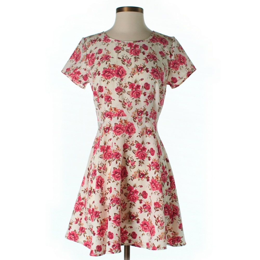 Forever 21 Low Back Floral Dress