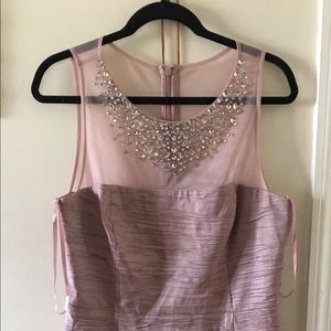 Eliza J Metallic Sheath Dress..