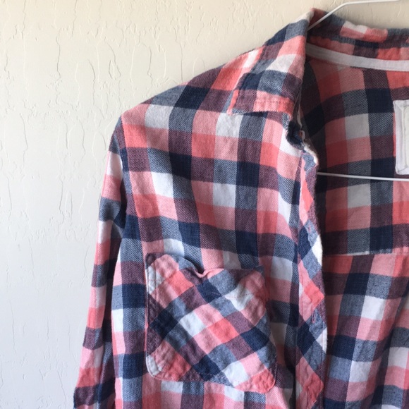 🍂FALL OUTFIT🍂 Ambercrombie & Fitch Plaid Flannel - Picture 1 of 6