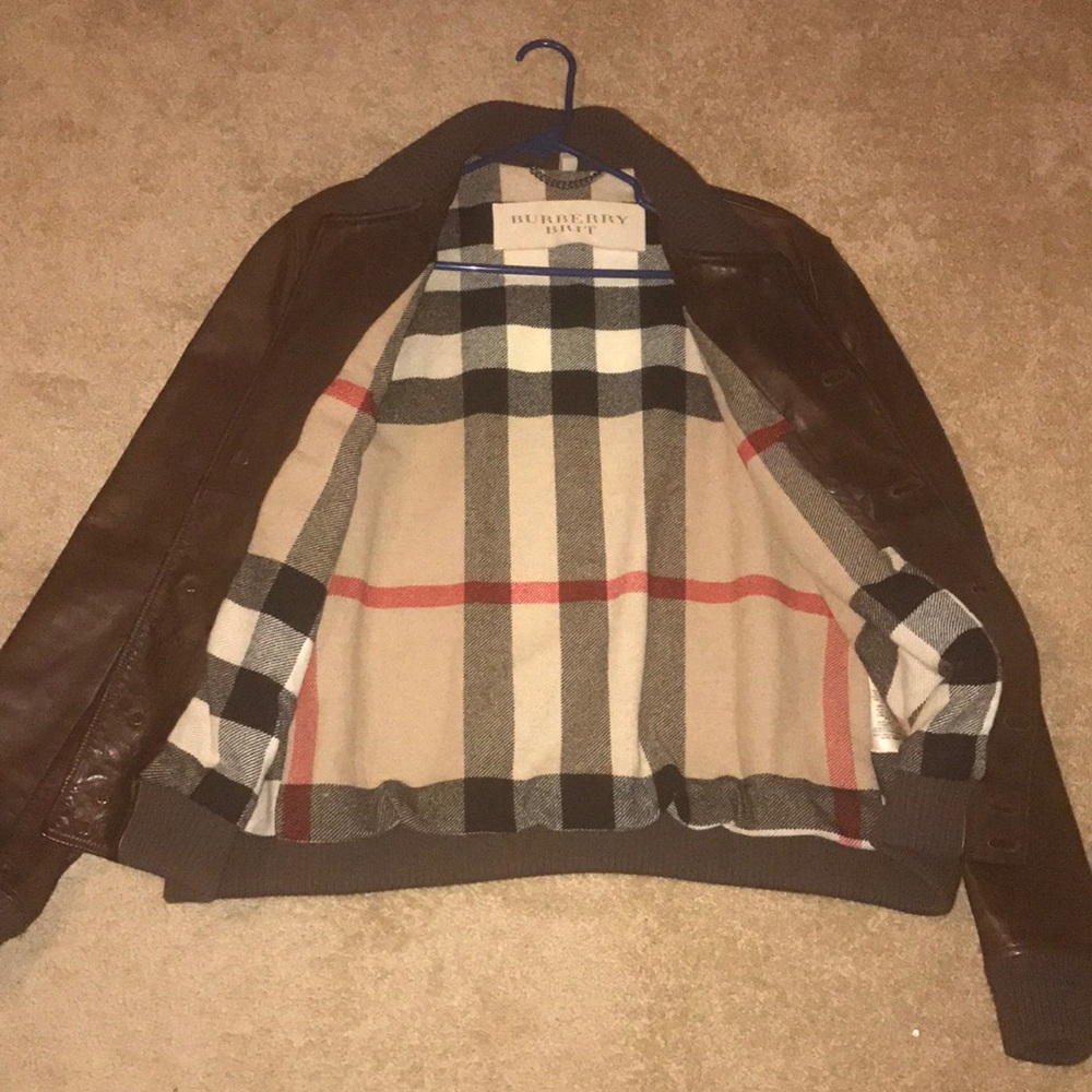 BURBerry leather Coat