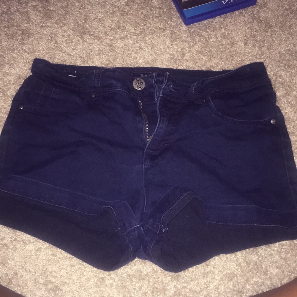 Simple dark blue jeans