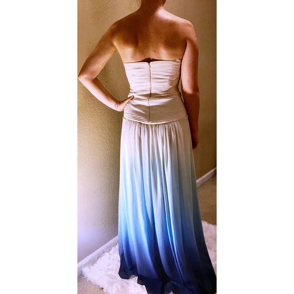 BCBG Ombré Blue Gown - Picture 2 of 2