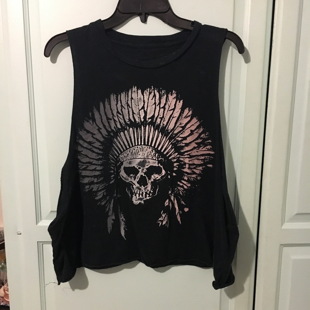 BRANDY MELLVILE Indian Skull Tank