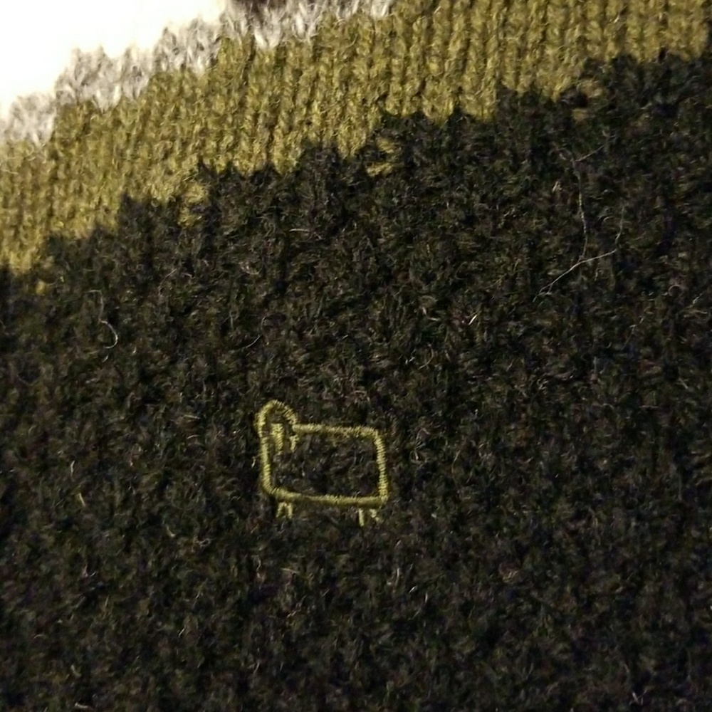 WOOLRICH CREW NECK PULLOVER WOOL SWEATER - Picture 6 of 8