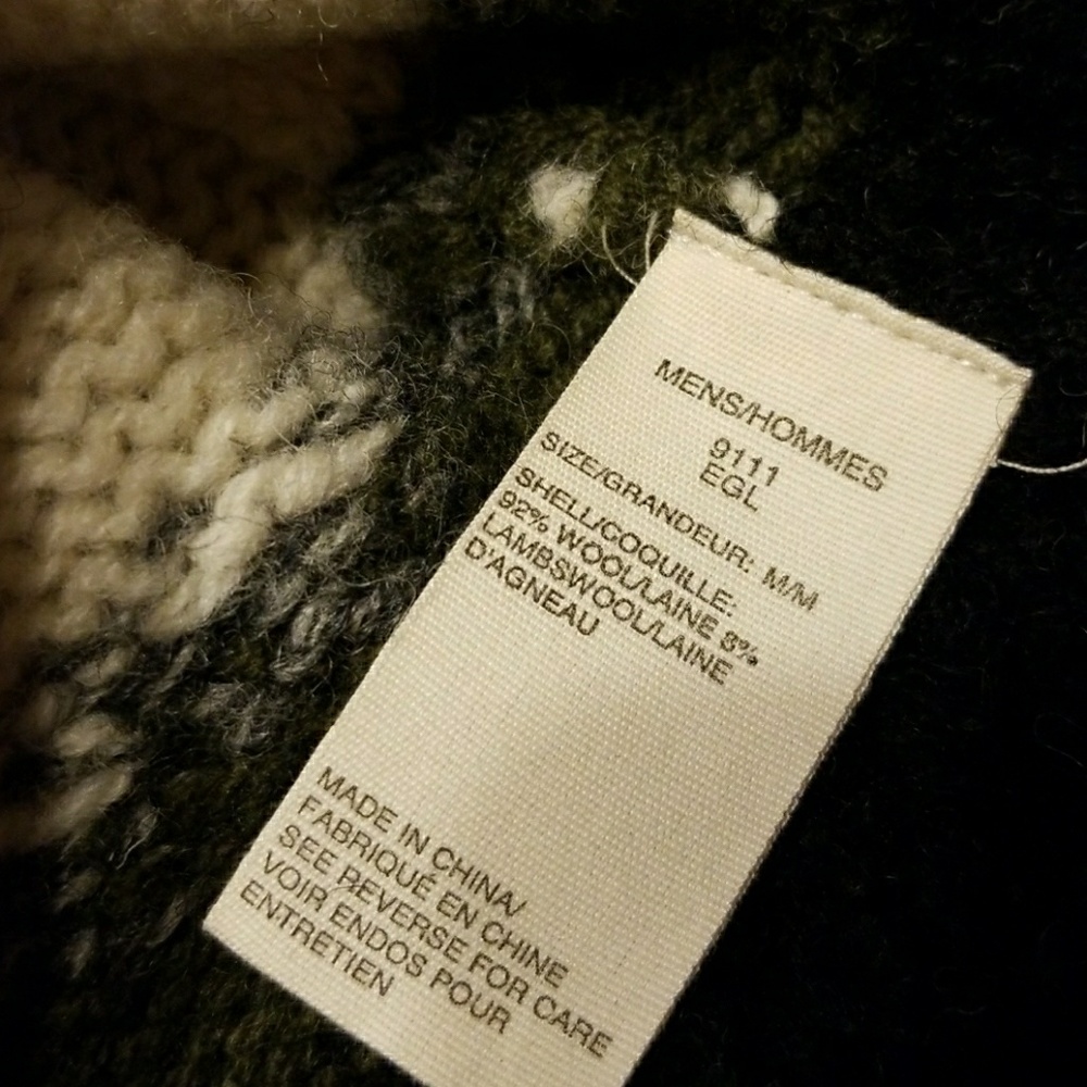 WOOLRICH CREW NECK PULLOVER WOOL SWEATER - Picture 8 of 8