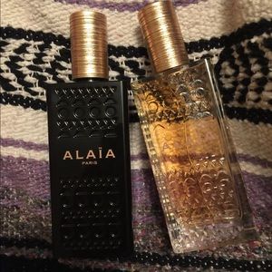 Alaïa Paris Perfume 2 bottles  2 scents!