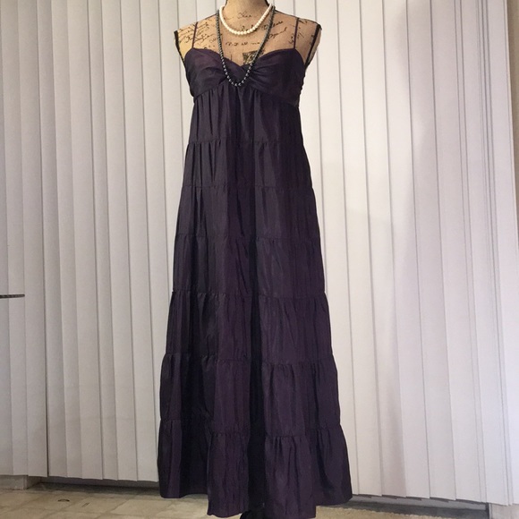 Ann Taylor Dresses & Skirts - Ann Taylor 100% SIlk Purple SumSun Dress Sz 0P