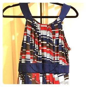 Striped BCBG  max azria midi dress