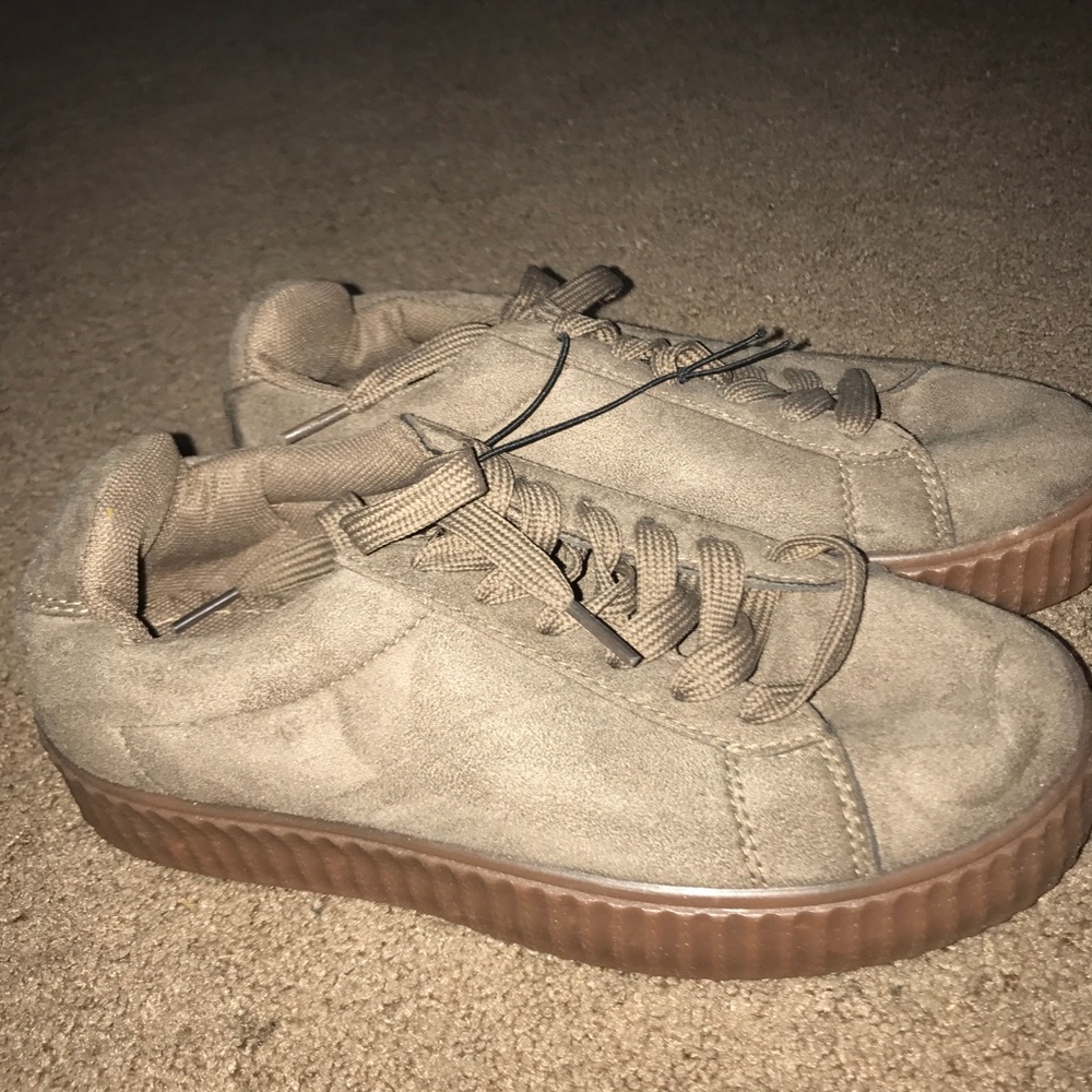 Tan Suede Sneakers