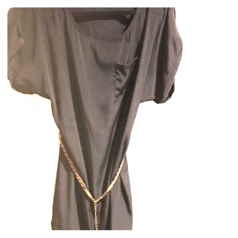 Sexy Black Mini Off Shoulder With belt