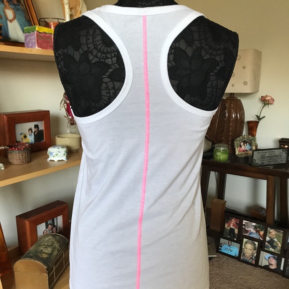 WORK OUT RACER BACK TANK TOP TOO FIT TO QUIT - Picture 4 of 5