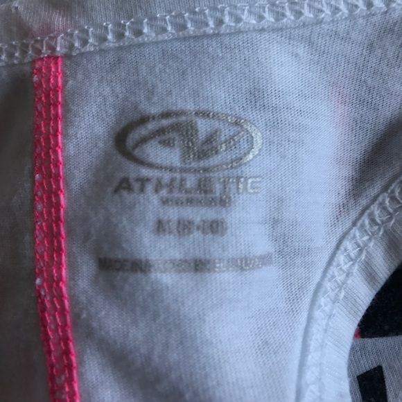 WORK OUT RACER BACK TANK TOP TOO FIT TO QUIT - Picture 5 of 5