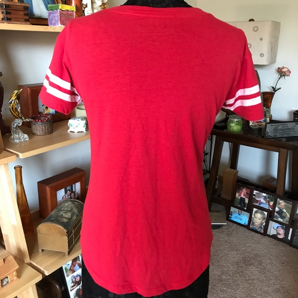 SPIDER MAN DISTRESSED RED BASEBALL TSHIRT - Picture 5 of 5