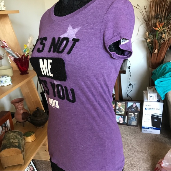 FUNNY ATTITUDE T SHIRT ITS NOT ME IT YOU BY "PINK" - Picture 3 of 5