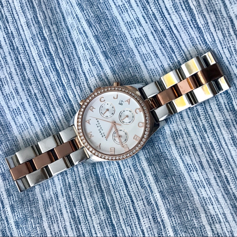 Marc Jacobs Rose Gold + Silver Watch ⌚️