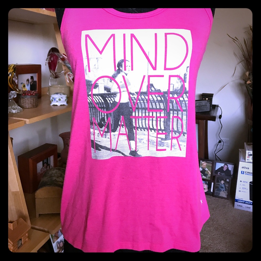 WORK OUT INSPIRATION TANK TOP MIND OVER MATTER