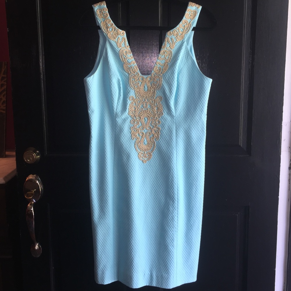 Lilly Pulitzer Baby Blue Suzette Shift Dress