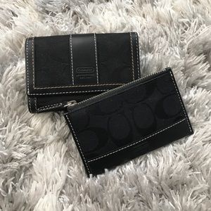 Coach wallet and change purse