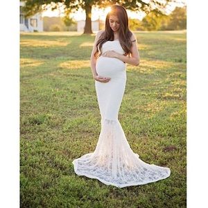 Sew Trendy Accessories Maternity Gown XS 32-34