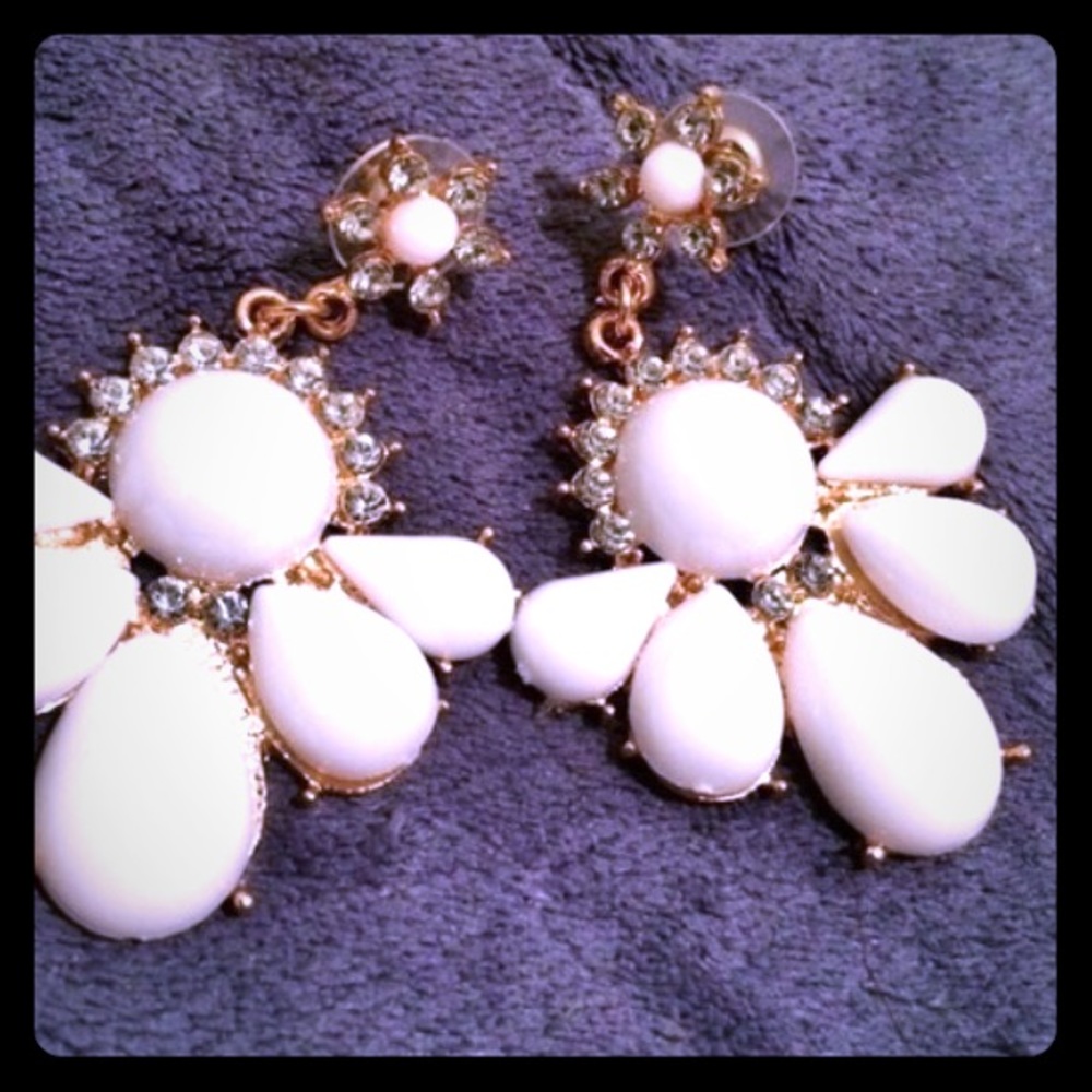 ASOS White Knight Chandelier Earrings