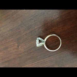 Antique 7 diamond cluster ring