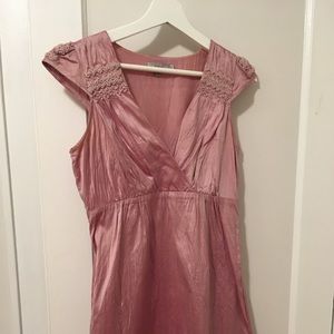 Pink Silk Calypso dress