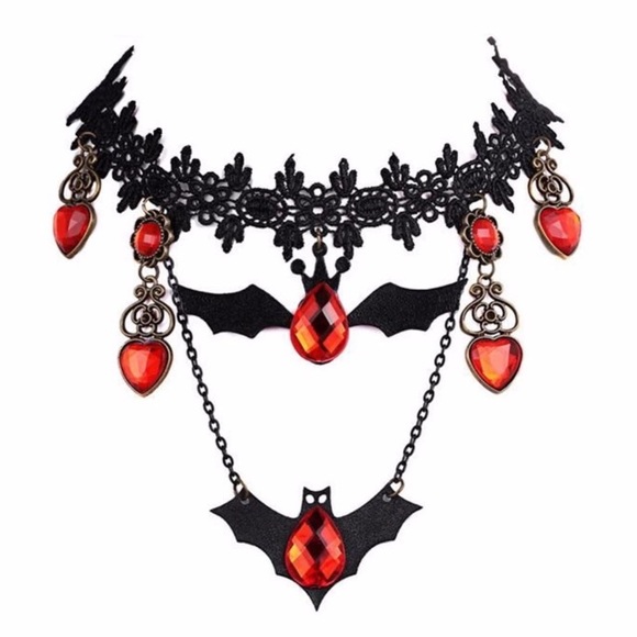 GLAM-BAT Halloween Chocker 🔮 Cute! - Picture 2 of 6