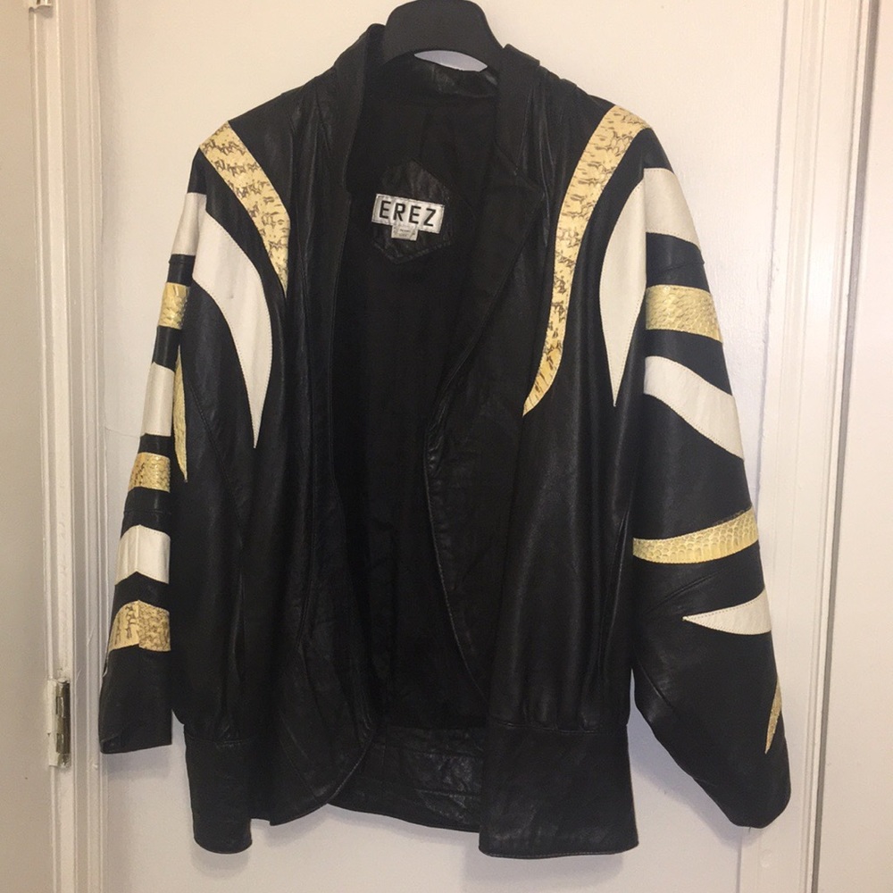 One-of-a-Kind Retro Leather Jacket