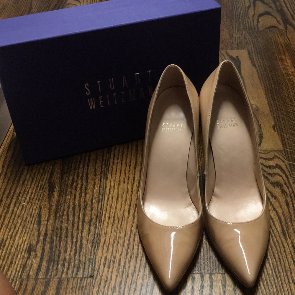 Stuart weitzman nude pump