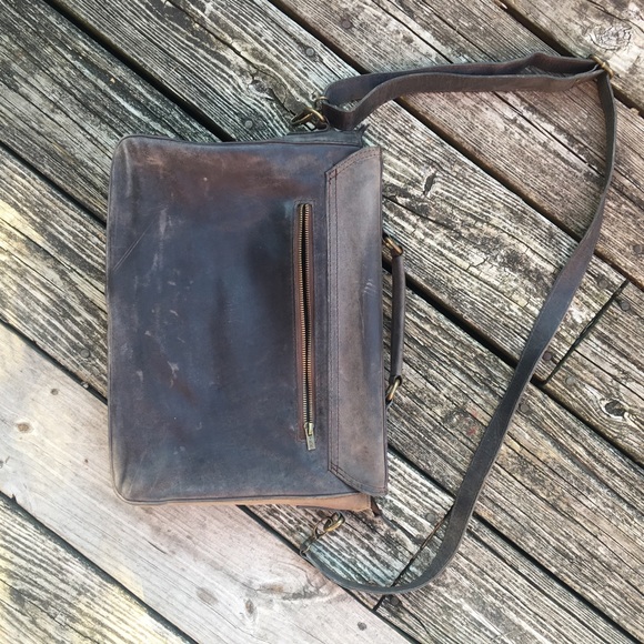 Leather laptop bag custom made - Picture 2 of 8