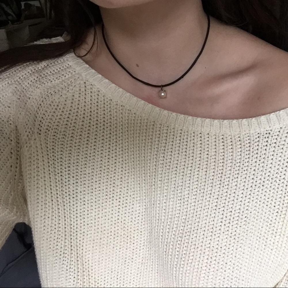 Black Pearl Adjustable Choker