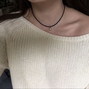 Black Pearl Adjustable Choker