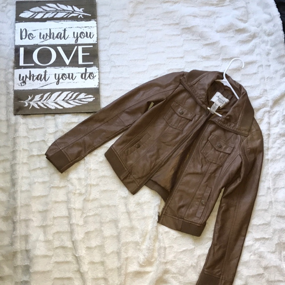 American Rag brown leather jacket