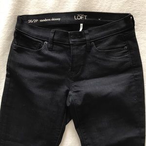Loft modern skinny fit jeans 26/2 petite