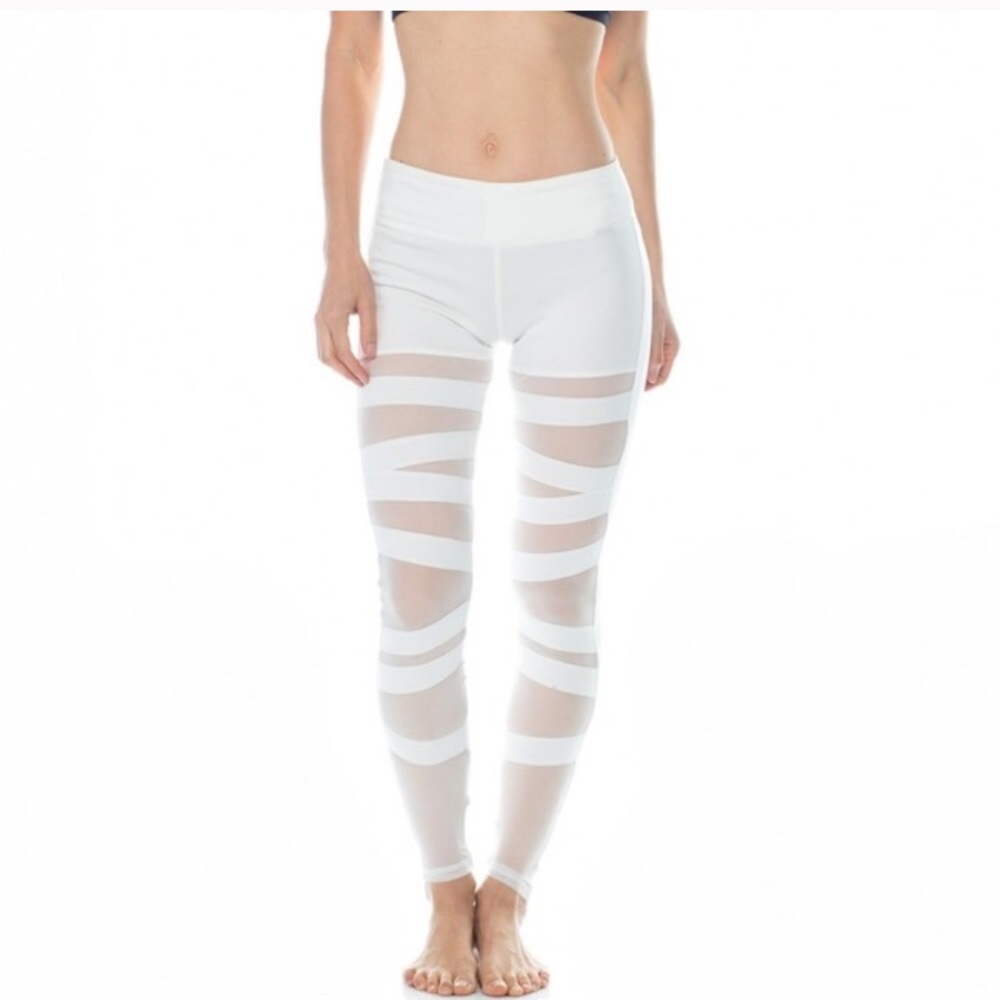 Electric Yoga White leggings