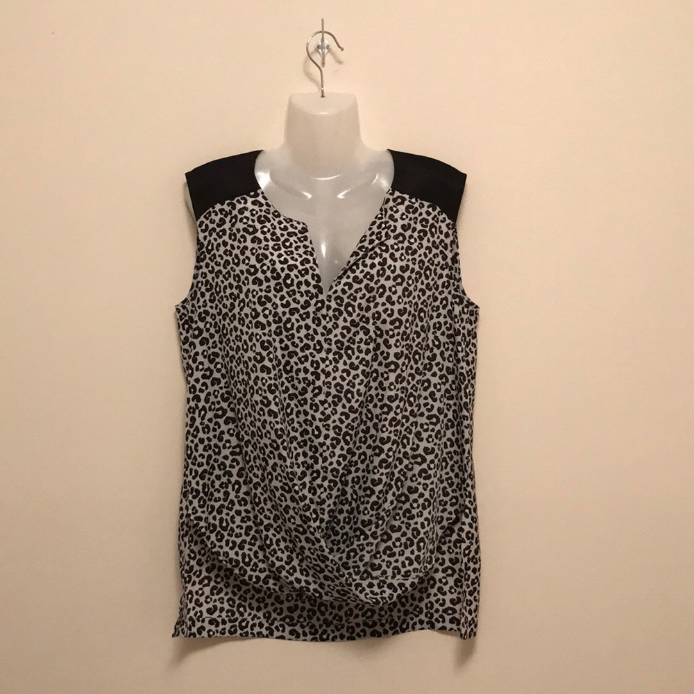 Black and white cheetah print tank!
